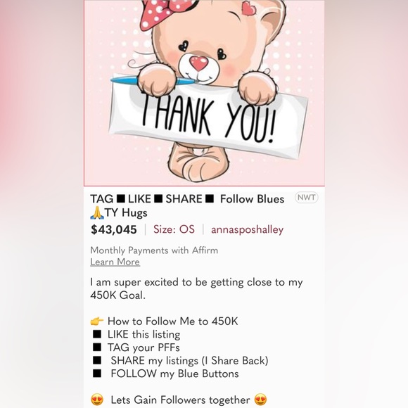 FOLLOW ANNASPOSHALLEY TO 450k - Picture 3 of 4